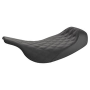 SADDLEMEN - Renegade Lattice Stitch Solo Seat - Lattice Stitched - Black - FL '97-'07