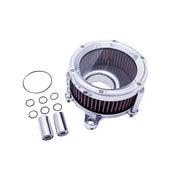 TRASK - TM-1021CH/Assault Charge High-Flow Air Cleaner - Chrome