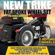[SALE] NEW Trike FAT 52 Wheel Set + 2 FREE Rotors